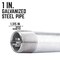 Ace Trading - Nipple STZ Industries 1 in. MIP each X 1 in. D MIP Galvanized Steel 4 in. L Nipple 301UP1X4 - alternate 2
